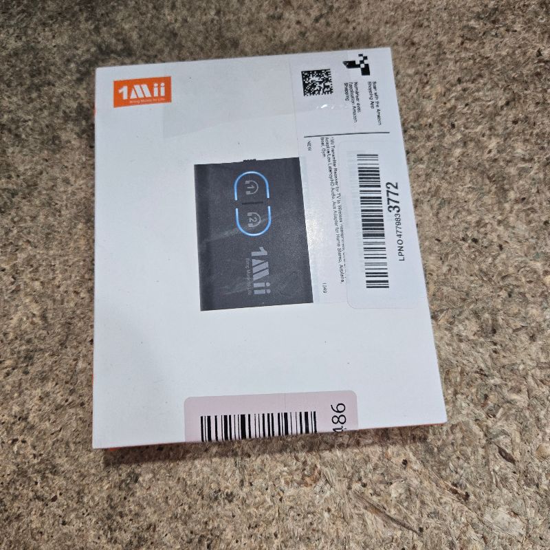 Photo 1 of 1Mii Bluetooth 5.3 Transmitter Receiver for TV to Wireless Headphones, Dual Link aptX Adaptive/Low Latency/HD Audio, Aux Bluetooth Audio Receiver Adapter for Home Stereo, Airplane, Boat, Gym