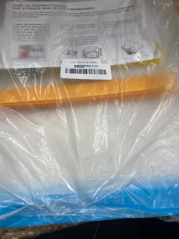 Photo 1 of 10 Pack Dishwasher Safe Reusable Bags, Leakproof Reusable Freezer Bags, BPA Free Food Storage Bags for Lunch Marinate Food Travel - 3 Gallon 3 Snack 4 Sandwich Bags