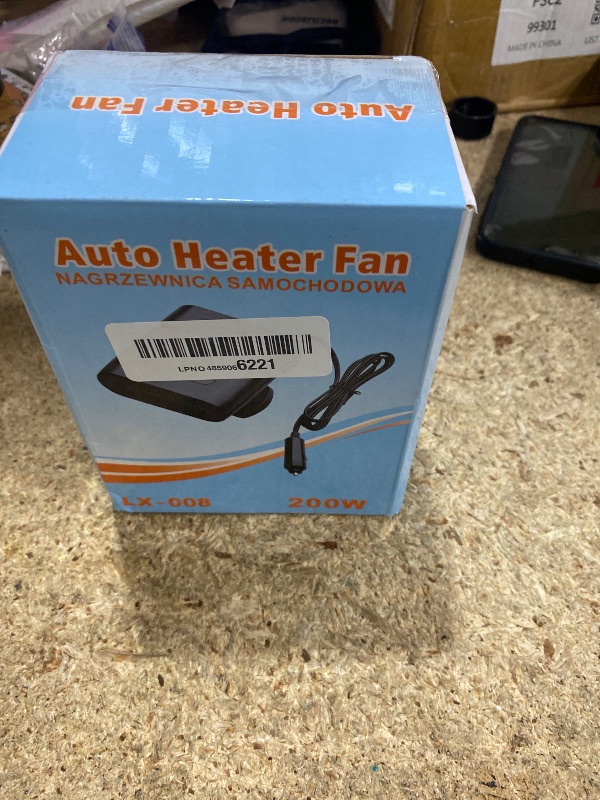 Photo 1 of 12V Car Heater,Portable Car Heater and Defroster Defrost Defogger Portable Car Heater for Vehicle 360° Rotatable Car Defroster Windshield Heater (Black Black)