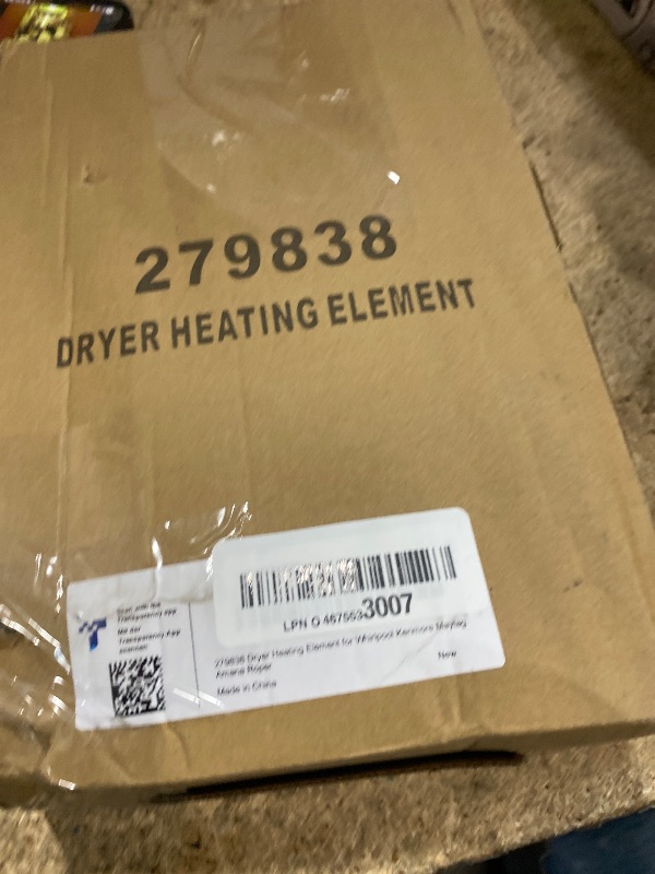 Photo 1 of [UPGRADED] 279838 Dryer Heating Element for Whirlpool Kenmore Maytag Amana Roper, Dryer Heating Element Parts Include Dryer Thermostat Thermal Fuse, Replaces 2406026 3403585 w10724237