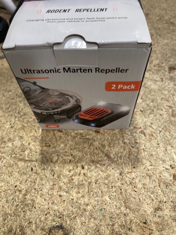 Photo 1 of 2 Pack Rodent Repellent for car Engines, Ultrasonic Rat Pest Repellent for Car Under Hood, Plug-in Powered, Keep Mouse and Mice Away from Car, Vehicle, RV, Garage, Barn (Unscented x2)