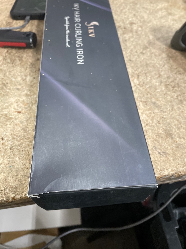 Photo 1 of 1 1/2 inch Extra Long Barrel Curling Iron, 1.5 Inch Large Barrel for Long Hair Ceramic Tourmaline