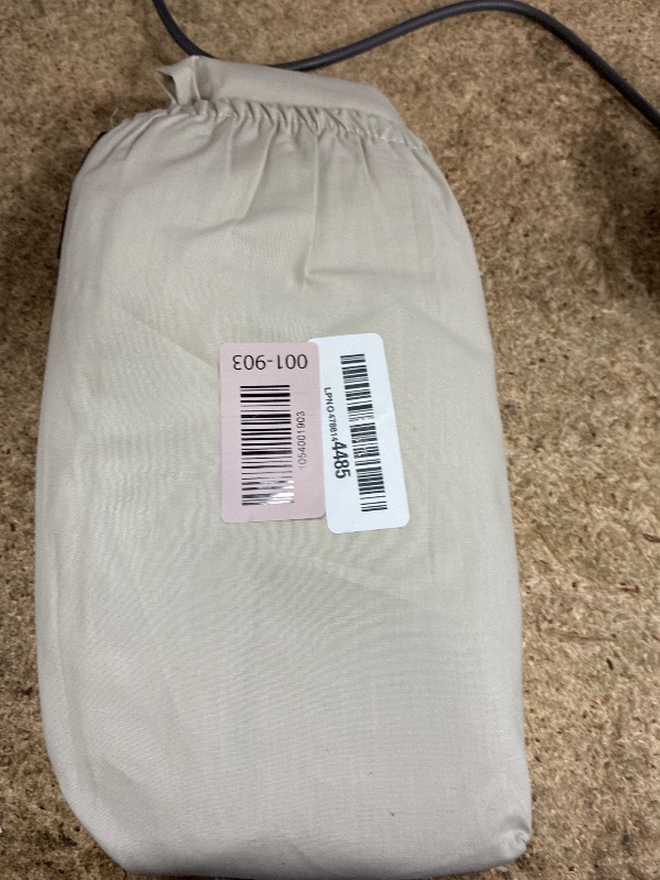 Photo 1 of 100% Cotton Flat Sheet Only– Full Size, Beige, Crisp Percale Weave, Lightweight & Breathable, Durable, Easy Care Top Sheet only by Linen Closet