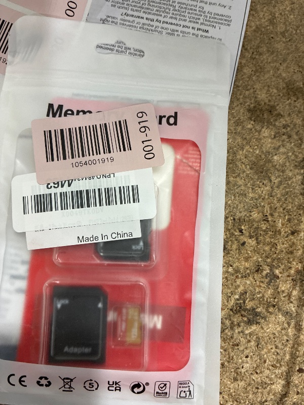 Photo 1 of 2 Pack TF Card 128GB with Adapter, High Speed Memory Card, UHS-I C10 A1 Memory TF Card for Tablet/Mobile Phone/Camera/Car Audio/Game Console (TF162 Red Gold 128GB)