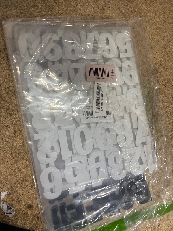 Photo 1 of 12 Sheets 500 Pieces Iron on Letters and Numbers, 2 Inch Iron on Vinyl Letters for Clothing, Heat Transfer Letters with A-Z PU Alphabets Sticker, Iron on Letters for Fabric,T-Shirt Printing DIY Craft