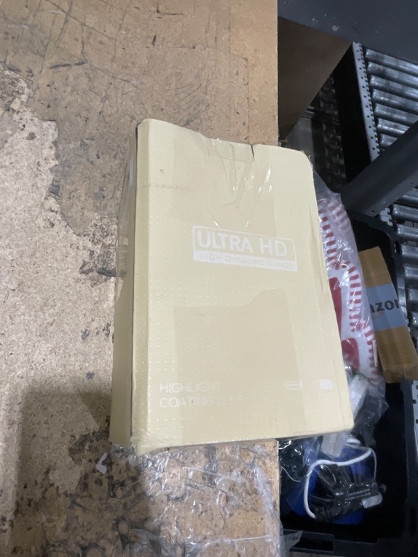 Photo 1 of [180°Adjustable Stand] Smart Mini Projector with Android TV, Upgrade HY300 Pro Portable Projector with WiFi and Bluetooth, 4K Support, Auto Keystone, Portable Ceiling Projector For ios and Android.