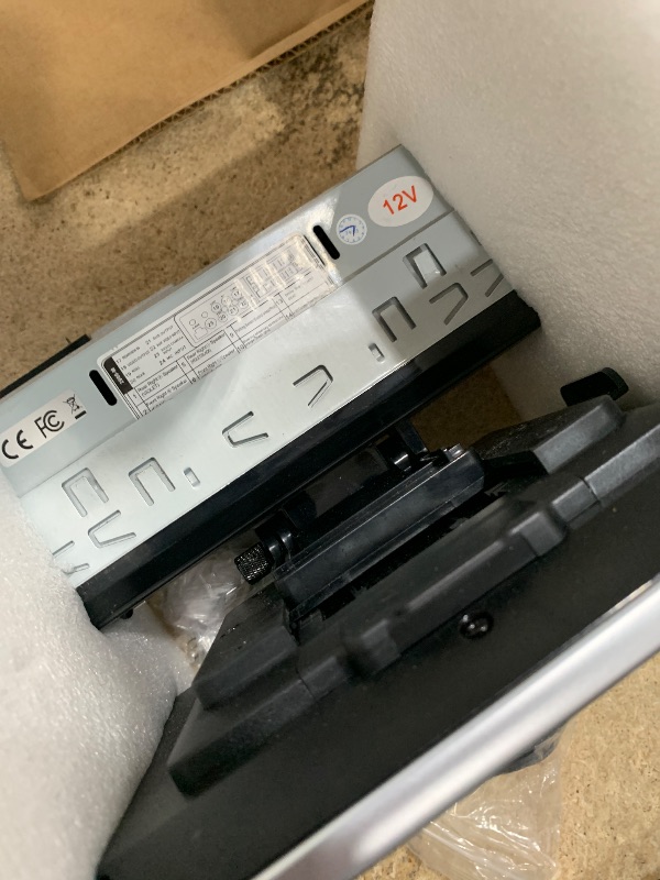 Photo 1 of 10.1 inch Single Din Car Stereo with CarPlay and Android Auto, 10 inch Touch Screen Radio with Mirror Link/1080P/EQ Audio/SWC/Bluetooth +Backup Camera+MIC