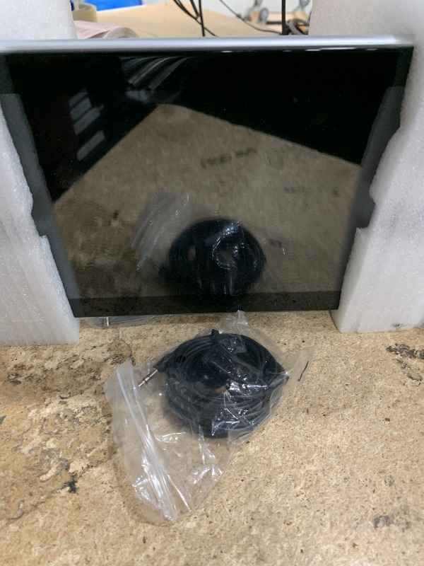 Photo 1 of 10.1 inch Single Din Car Stereo with CarPlay and Android Auto, 10 inch Touch Screen Radio with Mirror Link/1080P/EQ Audio/SWC/Bluetooth +Backup Camera+MIC