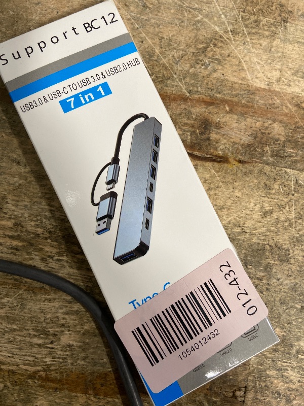 Photo 1 of ?Upgrade? USB C/USB Hub, BERLAT Aluminum 7 in 1 USB C & USB Hub with USB 3.0, USB 2.0 Ports for PC/Laptops/MacBook Pro/Air/iMac/iPad and More Devices