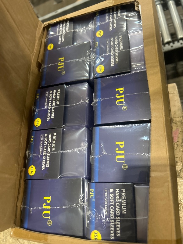 Photo 1 of *** ALL SEALED PACKAGES INSIDE ****2000 Hard Plastic Card Sleeves, Premium Card Sleeves, 3"x 4" Baseball Cards Protectors Plastic, Sports Trading Baseball Game Holder (1000 Hard Sleeve + 1000 Soft Sleeve)