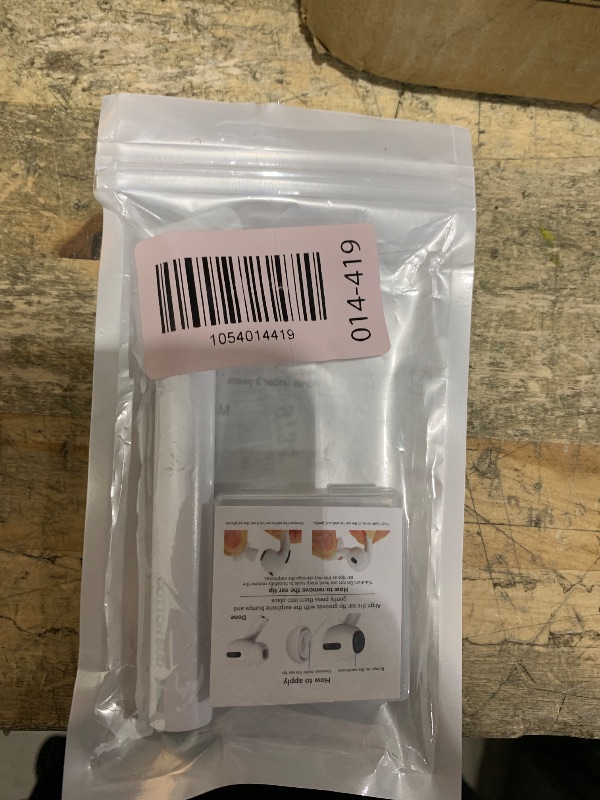 Photo 1 of [4 Pairs] Replacement Ear Tips for AirPods Pro and 2nd Generation With Noise Reduction Hole, 3 in 1 Cleaner Kit for AirPods 1 2 3, Silicone Ear Tips (XS/S/M/L)