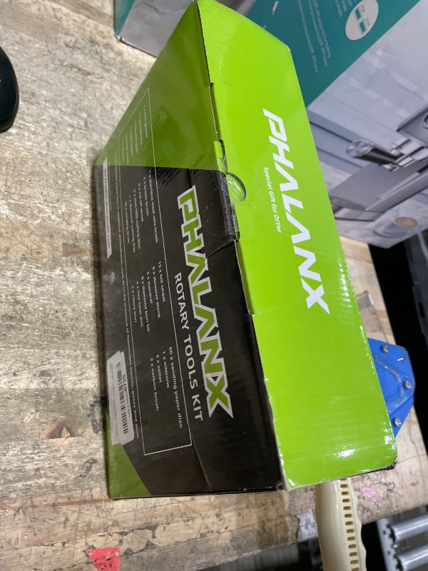 Photo 1 of 180W Rotary Tool Kit, 1.5-Amp PHALANX 6 Variable Speed with Flex Shaft, 8000-32000RPM Multi-Tool& 139pcs Accessories Kit, Power Multiuse Set Prefect for Crafting Projects and DIY Creations…