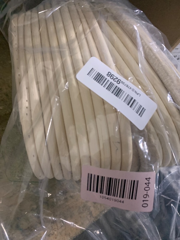 Photo 1 of ***MISSING PARTS***
DOYOLLA Bread Proofing Baskets Set of 2 10 inch Oval Shaped Dough Proofing Bowls w/Liners Perfect for Professional & Home Sourdough Bread Baking