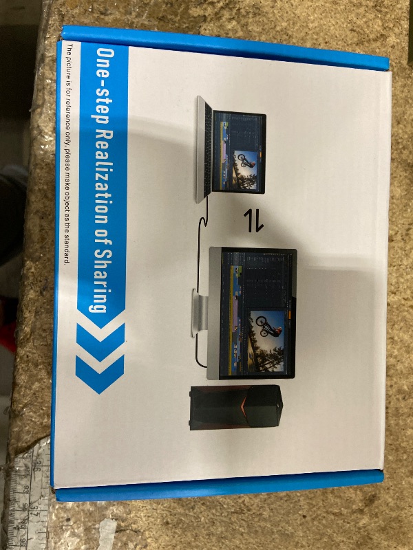 Photo 1 of 2 Laptops 3 Monitors KVM Switch 2 Port MST Dual USB-C Docking KVM Switches Triple Monitor Support Max 10Gbps USB Transfer Dual 4K@60Hz & One 1080P@60Hz Video Output, 100W PD Charging