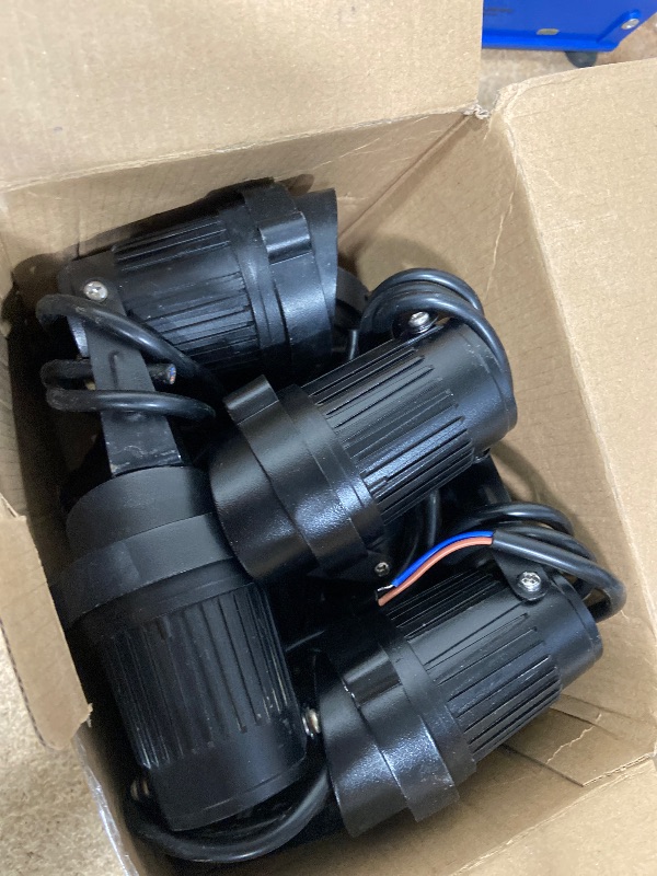 Photo 1 of *************MISSING THE REMOTES*************
SUNVIE Christmas 12W RGB Landscape Lights Low Voltage LED Landscape Lighting Remote Control Spotlight Waterproof Garden Pathway Christmas Decoration Outdoor, 8 Pack with Connector