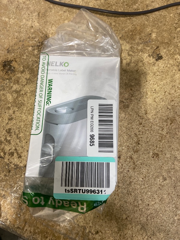 Photo 1 of Nelko Label Maker Machine with Tape, P21 Bluetooth Label Printer, Wireless Mini Label Makers with Multiple Templates for School Office Home, White
