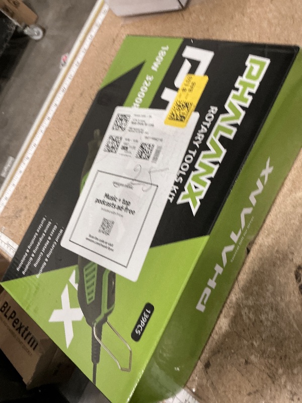 Photo 1 of 180W Rotary Tool Kit, 1.5-Amp PHALANX 6 Variable Speed with Flex Shaft, 8000-32000RPM Multi-Tool& 139pcs Accessories Kit, Power Multiuse Set Prefect for Crafting Projects and DIY Creations…