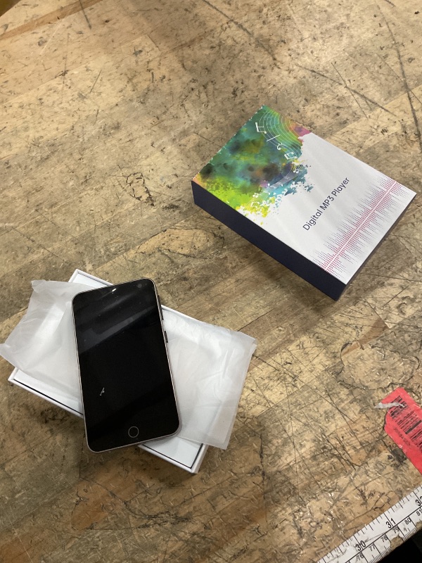 Photo 1 of ****FOR PARTS/ POWERS ON BUT IMMEDIATLEY SHUTS OFF**** 160GB MP3 Player with Bluetooth and WiFi - Aiworth GMS Certified Android Streaming Music Player with Spotify,Portable 4" Touch Screen MP4 MP3 Music Player for Kids with APP Store (Midnight)
