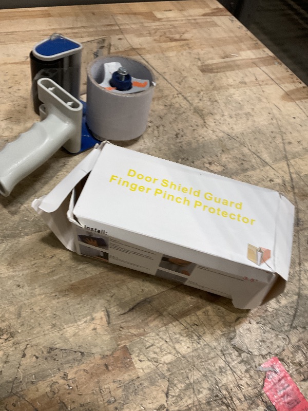 Photo 1 of 2 PCS AILUOQI Door Jam Shield Finger Pinch Guard for Baby Proofing, Kids, Hinge Cover Pinch Guard for 90 & 180 Degree Doors Frame & Baby Gate. 47.2" H, 6.7" W. 2 Pieces Set