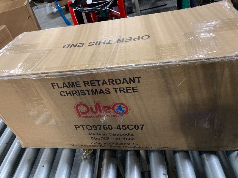 Photo 1 of *Missing Parts! - See clerk notes*
Puleo International 4.5ft Pre-Lit Potted Flocked Arctic Fir Christmas Tree with 70 Clear Lights, 419 Realistic Dense Branch Tips, Easy Setup Artificial Trees with Sturdy Metal Stand