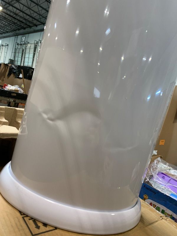 Photo 1 of ***ITS NEW, JUST HAVE A MINR DAMAGE ON SIDE****Ubbi Steel Diaper Pail, Odor Locking, No Special Bag Required, Award-Winning, Registry Must-Have, White