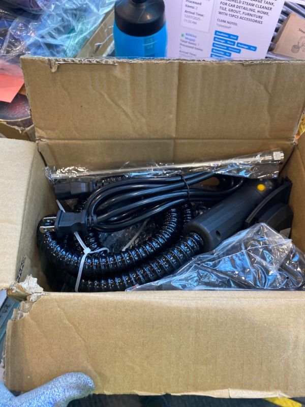 Photo 1 of *Untested*
ODSD Steam Cleaner for Home & Car, 3-Level Adjustable Steamer for Cleaning, 15s Heat-Up & 1.6L Large Tank, Handheld Steam Cleaner for Car Detailing, Home, Tile, Grout, Furniture with 15pcs Accessories