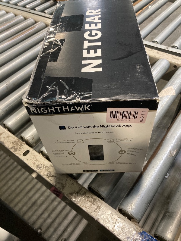 Photo 1 of *Untested*
NETGEAR Nighthawk Tri-Band Whole Home Mesh WiFi 6E System (MK93S) – Router + 2 Satellite Extenders - 5.7Gbps Speed - Coverage up to 7,500 sq. ft., 100 Devices - Includes 1-Yr Armor - AXE5700 802.11ax