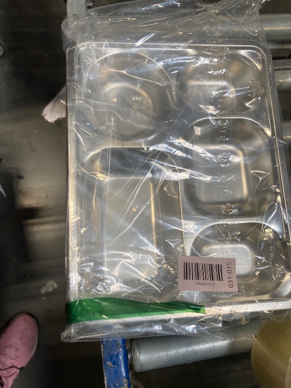 Photo 1 of ***4 PACKS****TeamFar Stainless Steel Divided Plates, 4 Pack 5 Sections Dinner Plates for kids Toddler, Metal Lunch Compartment Trays, Portion Control Plates for Adults Balance Lunch, Unbreakable & Dishwasher Safe