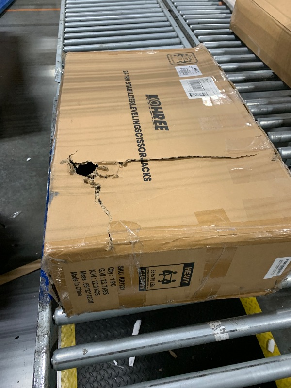 Photo 1 of [Upgrade] Kohree 7500lbs RV Stabilizer Leveling Scissor Jacks 24" for Travel Trailer Camper, Set of 4, Heavy Duty RV Stabilizer Jacks Kit with Crank Handle and Drill Bit