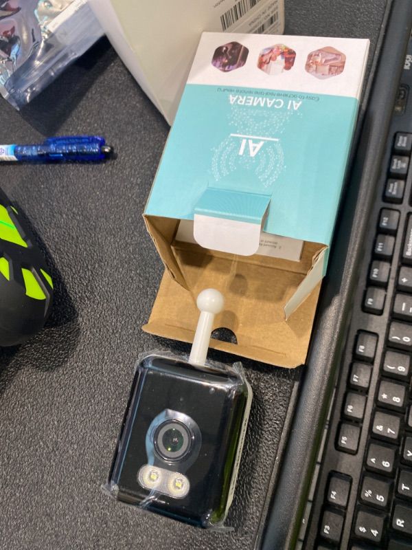 Photo 1 of ***USB-C CHARGER NOT INCLUDED*** 2K Cameras for Home Security, 2.4/5GHz Wi-Fi 6 Indoor Camera for Dog/Pet/Nanny/Baby with US Phone App, AI Text Recognition, Smart Search, Color Night Vision,2 Way Talk Mini Cam,Human Detection,2 Packs