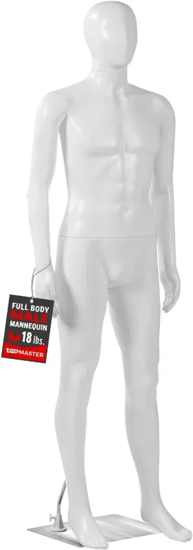 Photo 1 of ***BLACK MODEL*** TopMaster Male Form Mannequin - Versatile 360° Design, Easy Medium, 
