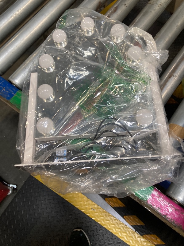 Photo 1 of *Minor Damage*
ZL ZELing Makeup Mirror with Lights, Vanity Mirror with Lights, Lighted Makeup Mirror, 3 Color Modes, Dimmable Light,360° Rotation