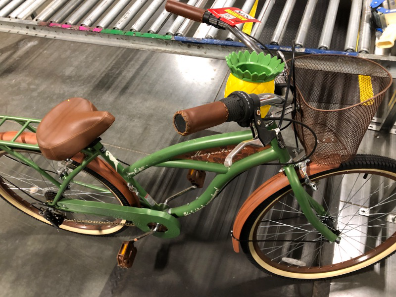 Photo 1 of ***CHAIN NOT ON PROPERLY*** 26 Inch Margaritaville Green 7 Speed Adult Cruiser Bicycle

