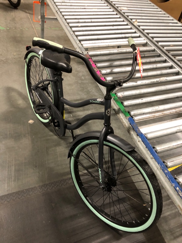 Photo 1 of **FINAL SALE, NO RETURNS: FLAT TIRES** 26" Huffy Cranbrook Comfort Cruiser Bike, Ages 13+ Years, Gray
