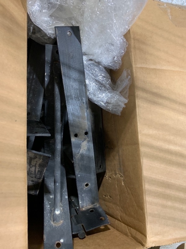 Photo 1 of ***BENT***BarnSmith Heavy Duty Anti-Sag Gate Hardware Kit - Steel Brackets with Welded Hinges for Wooden Fence, Driveway, Corral Gates - Fence Gate Kit, Gate Hinges (Door Not Included) ***USED***