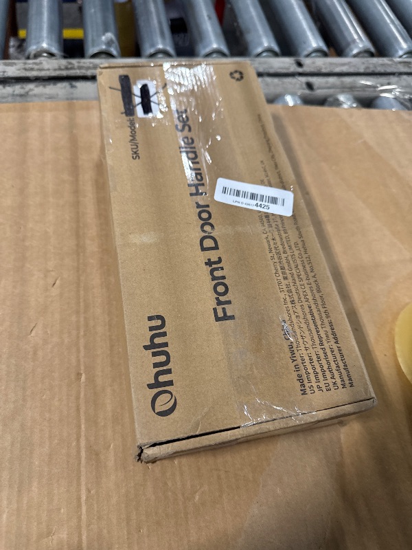 Photo 1 of *** MISSING DIGITAL ELECTRIONIC TOUCH SCREEN ** Veise VE07-H Fingerprint Smart Locks for Front Door with Handle Set, App Control, Keyless Entry Keypad Deadbolt, Digital Electronic Touchscreen, Easy Install, Auto Lock, Matte Black