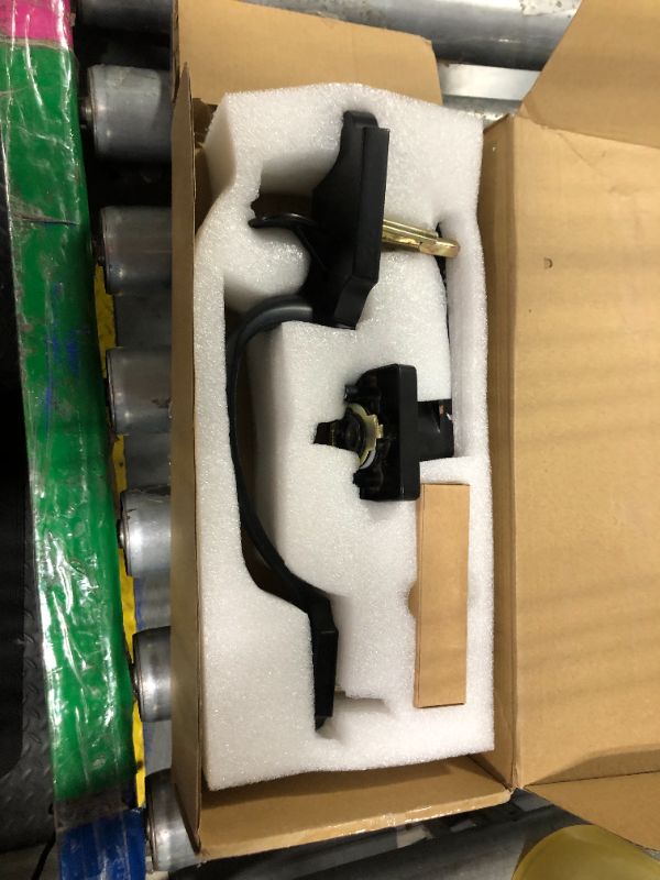 Photo 1 of *** MISSING DIGITAL ELECTRIONIC TOUCH SCREEN ** Veise VE07-H Fingerprint Smart Locks for Front Door with Handle Set, App Control, Keyless Entry Keypad Deadbolt, Digital Electronic Touchscreen, Easy Install, Auto Lock, Matte Black