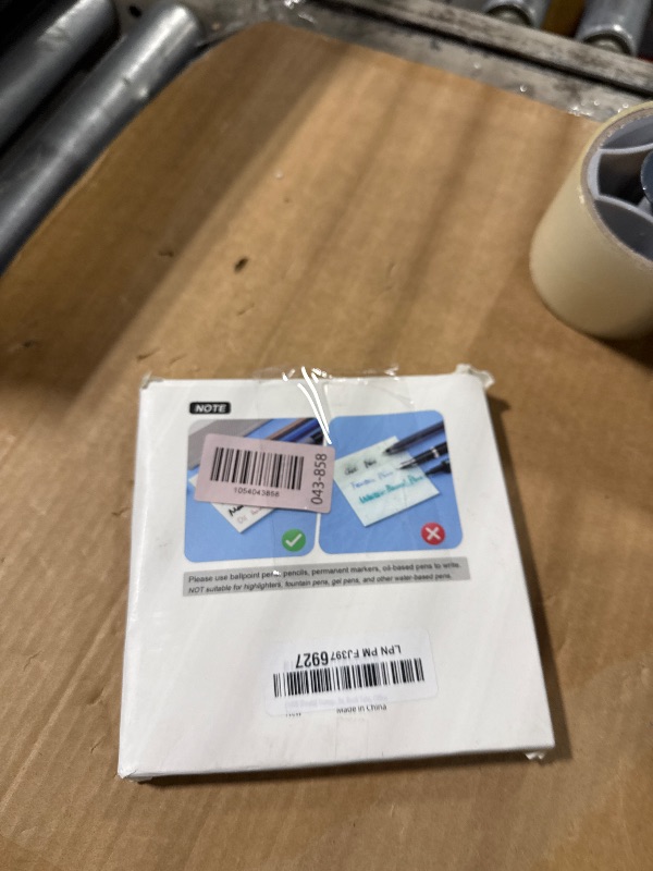 Photo 1 of [1000 Sheets] Clear Sticky Notes, 3x3 inch Pastel Color Waterproof Sticky Notes in 7 Vintage Colors for School and Office Supplies, Bible Tabs