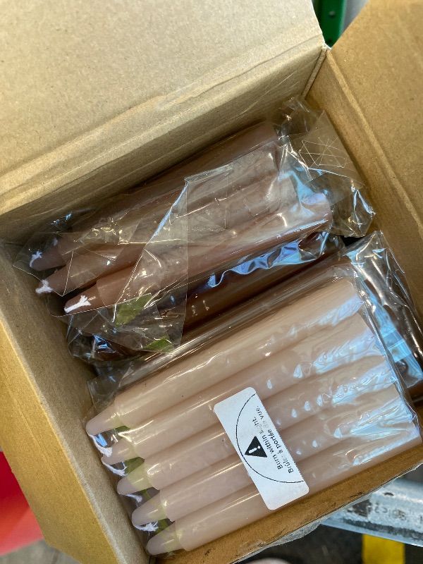 Photo 1 of *Missing Parts*
Nuanchu 100pcs Brown Spell Candles 4 Inch Unscented Mini Taper Candle Candlesticks Gradient Color for Chime Holders, Meditation, Birthday, Holiday Decoration, Ideal for Witches