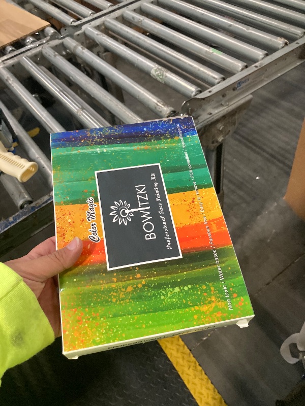 Photo 1 of ***MISSING PIECES*** Bowitzki Face Paint Kit Professional Face Painting Set For Kids Adults 12 x 10gm Stencil One Stroke Split Cake Palette Non Toxic Rainbow Cakes Flora Unicorn Body Makeup Halloween Christmas Easter