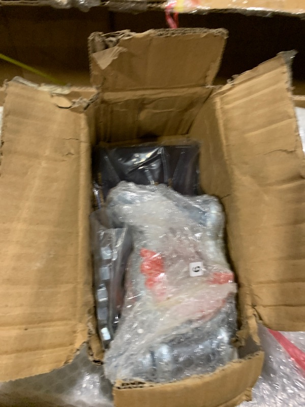 Photo 1 of **Factory Sealed** KYX Front Bumper Compatible for 2007-2018 Jeep Wrangler JK/JKU 2018-2024 JL/JLU 2020-2024 Gladiator JT, Gladiator Bumper with Winch Plate, 4X LED Lights, D-rings, Upgraded Off Road JK Front Bumpers