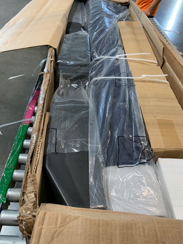 Photo 1 of ***NEW PRODUCT*** GarveeLife 10' x 10' Heavy Duty Cantilever Patio Umbrella with Solar LED Lights & Weighted Base, 2-Tier Square Aluminum Offset Umbrella with 360-Degree Rotation for Backyard, Deck, Pool, Navy Blue