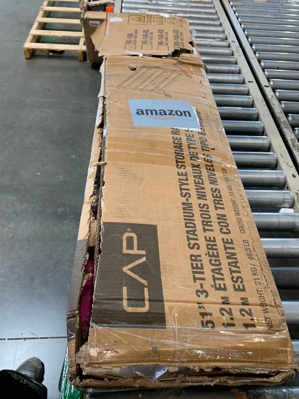 Photo 1 of ***NEW PRODUCT*** CAP Barbell 3 Tier Dumbbell Rack, 51", Black (RK-14A)