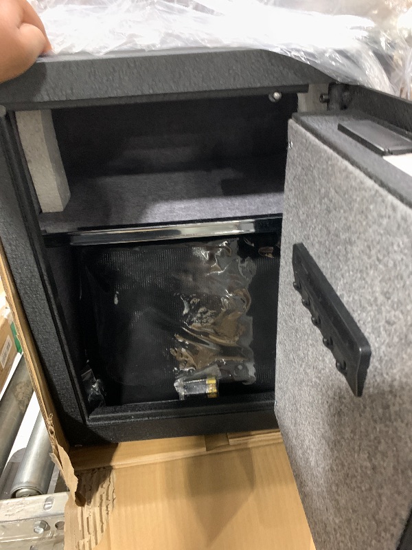 Photo 1 of **Factory Sealed** JINXNOBI Biometric Gun Safe Box,with fireproof waterproof safe bag,smart fingerprint access for home,office,hotel use, 2.19 cu.ft to secure documents,cash,handguns,pistols