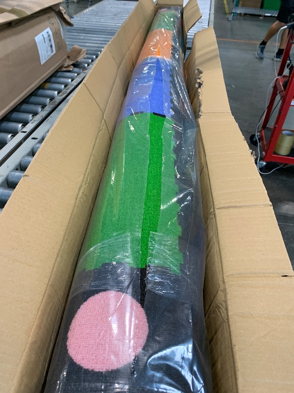 Photo 1 of ***NEW PRODUCT*** Boom Jackson Classroom Rug 7.5x13ft Large Classroom Carpet Elementary Suitable for Rainbow or Colorful Classroom Theme