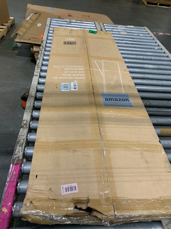 Photo 1 of ** ADHESIVE RESIDUE LEFT ON MIRROR** DUMOS Arched Full Length Mirror with Stand 64"x21" Floor Standing Aluminum Frame for Bedroom Body Hanging Leaning Modern Simple Home Decor Shatter-proorf Nano Glass Wall Living Room Cloakroom Black