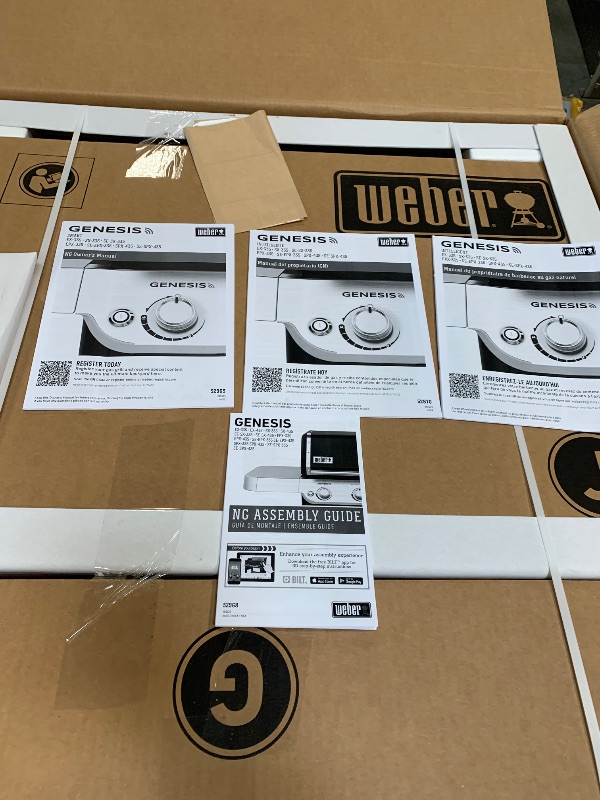 Photo 1 of **Factory Sealed** Weber Genesis SPX-435 Premium Smart Gas Grill, Natural Gas, Stainless Steel