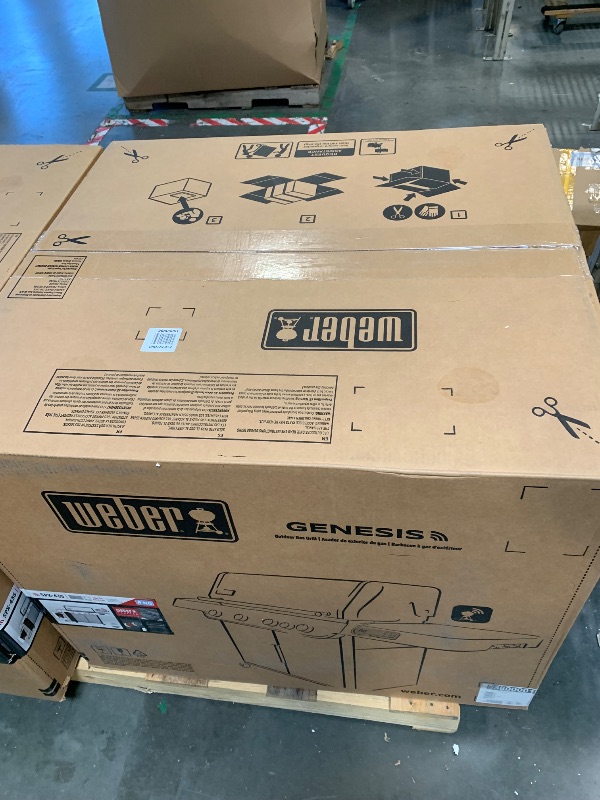 Photo 1 of **Factory Sealed** Weber Genesis SPX-435 Premium Smart Gas Grill, Natural Gas, Stainless Steel