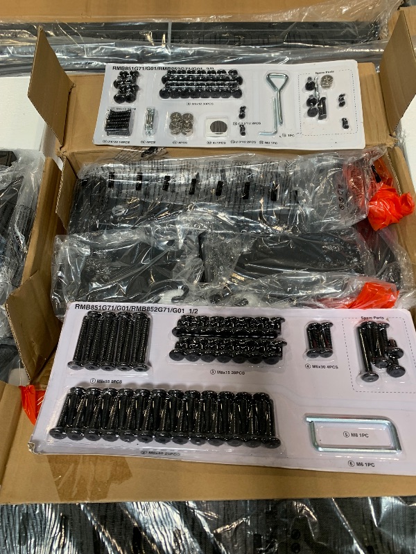 Photo 1 of *?PARTIAL SET?*
VASAGLE Queen Size Floating Bed Frame, Gray URMB851G71
*MISSING PARTS UNKNOWN*