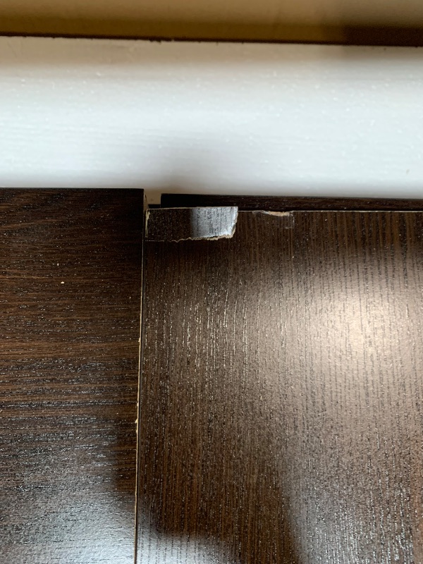 Photo 1 of **MINOR CRACKS** Furinno Cubic Closet Organizers and Storage, 9-Cube Closet Organizer, Open Shelf Closet Storage, Extra Thick Frame for Wardrobe, Bedroom, Living Room, Dark Oak